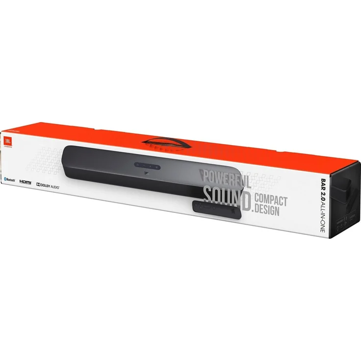 JBL Bar All-in-One 2.0 Soundbar ohne Subwoofer, kabelgebunden, geeignet für TV, schwarz (2019) – Bild 9
