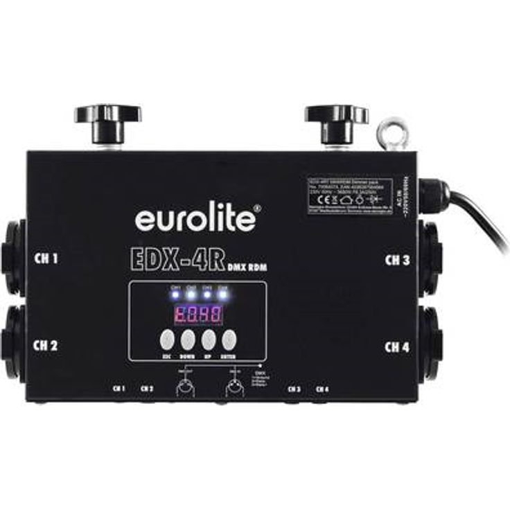 EUROLITE EDX-4RT DMX RDM Truss Dimmerpack | 4-Kanal-DMX-Dimmerpack