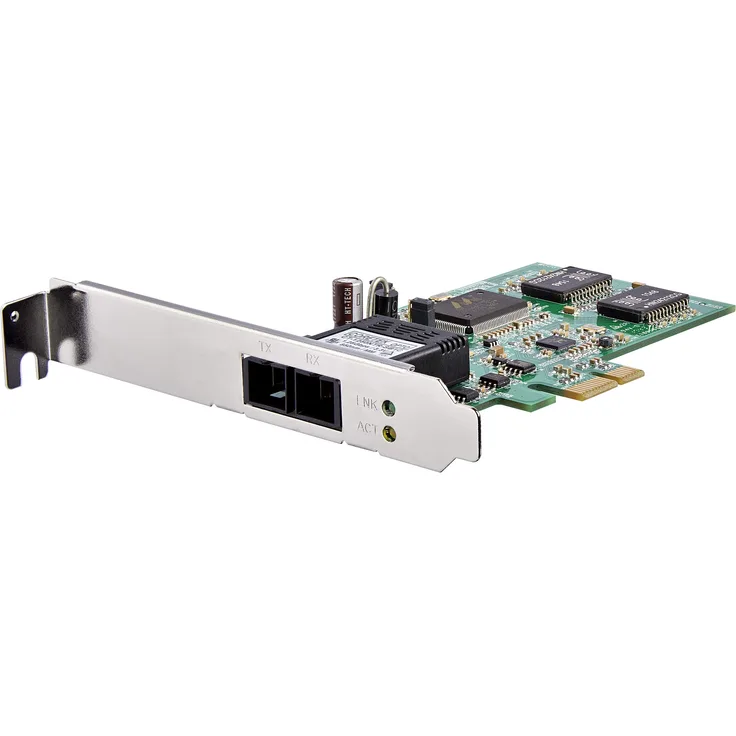 StarTech.com LWL - Glasfaser PCI Express Gigabit Netzwerkkarte - SC Fibre Channel Multimode NIC - 550m - PCIe GbE Fiber Network Card