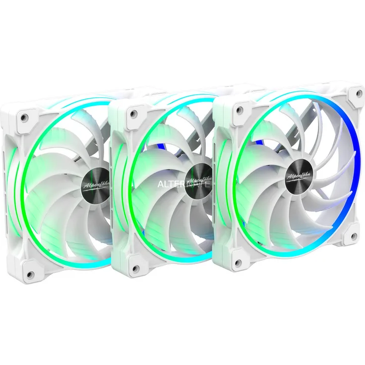 Alpenföhn Wing Boost 3 3er wh 140x140x25- ARGB//Triple - Gehäuse-Lüfter (84000000171)