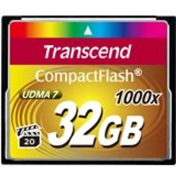 Transcend 32GB CompactFlash 1000 Speicherkarte TS32GCF1000 – Bild 1
