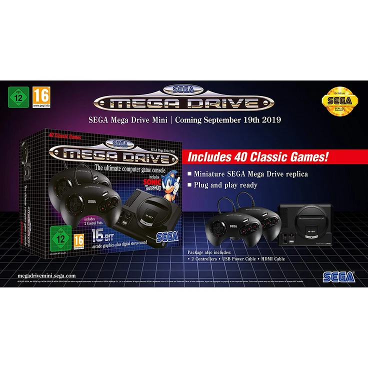 SEGA Sega Mega Drive Mini inkl. 42 Spiele – Bild 2
