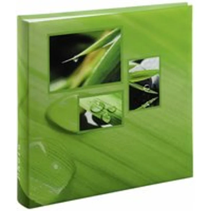 Hama Jumbo Fotoalbum Singo, 30 x 30cm, 100 Seiten, 50 Blatt, 400 Fotos, grün – Bild 1