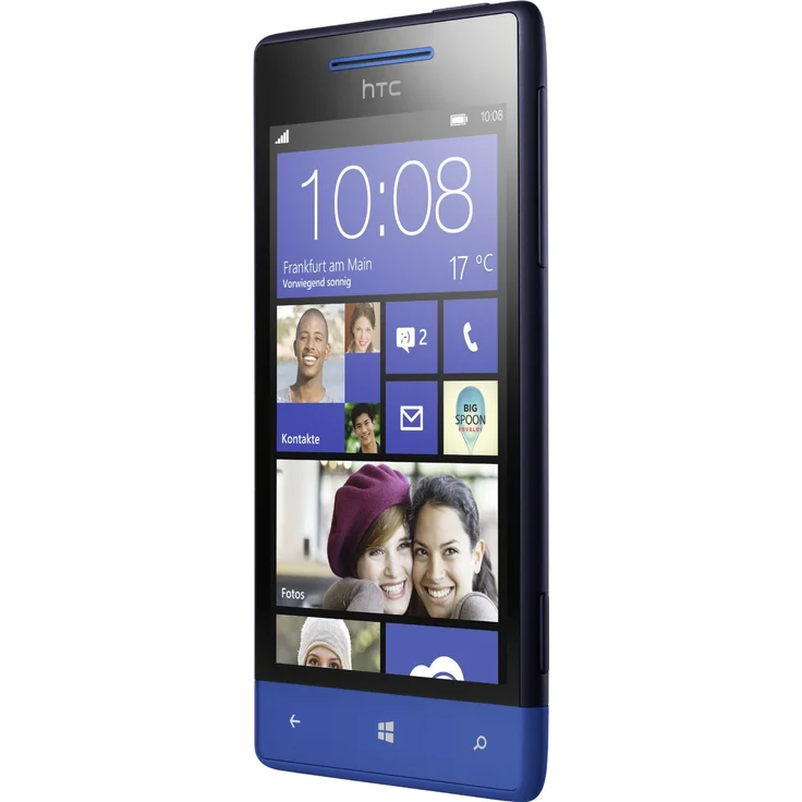 HTC Windows Phone 8S Smartphone 10,16cm Pixel (4 Zoll) LCD-Display, 4GB interner Speicher, 0,51GB RAM, Windows, Schwarz/Weiß – Bild 2