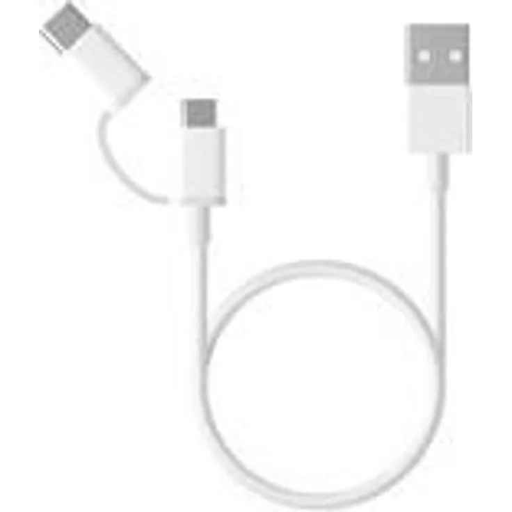 Xiaomi Datenkabel SJX01ZM USB 3.1 zu Micro-USB incl. USB-C Adapter - white (SJV4083TY)