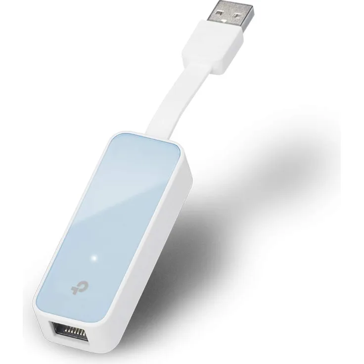 TP-Link UE200 USB-2.0- 10-100-1000Mbit-s-Ethernet-Adapter (mit einklappbarem Kabel, für Apple Macbook Surface Pro XPS, Ultrabook, Chromebook, PC, Mac und weitere)