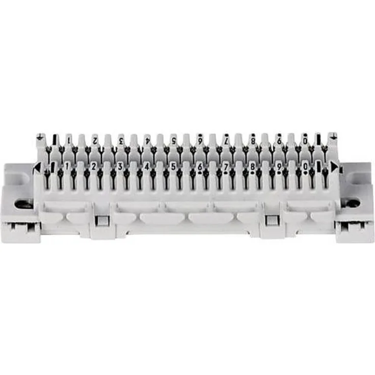 79101-517 00 LSA-PLUS Anschlussleiste Baureihe 1 Anschlussleiste 10 Doppeladern Grau Inhalt: 1St.