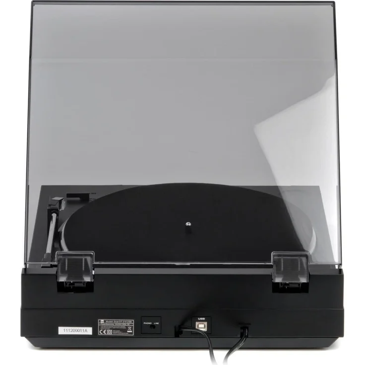 Dual DT 210 USB Schallplattenspieler mit Digitalisierungsfunktion (USB, Auto-Stop-Start-Funktion, Riemenantrieb, Magnet-Tonarmabnehmer-System) schwarz – Bild 9