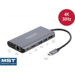 DeLOCK USB Type-C Dockingstation 4K - HDMI-DP-USB 3.0 - SD-LAN-PD 3.0