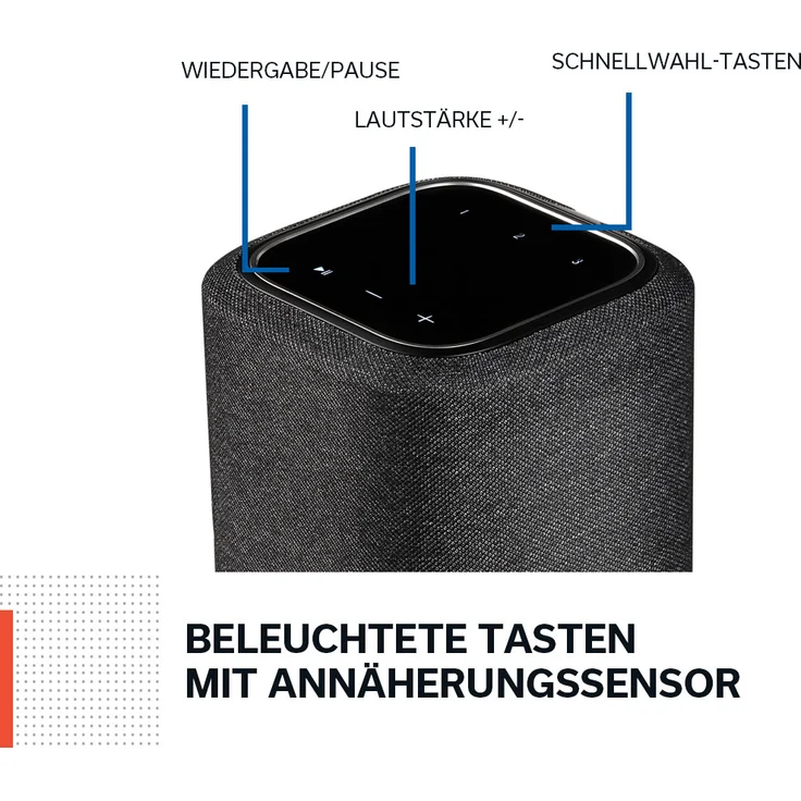 Denon Home 150 Multiroom-Lautsprecher mit Alexa, Google Assistant, Webradio, geeignet für Indoor, schwarz – Bild 9