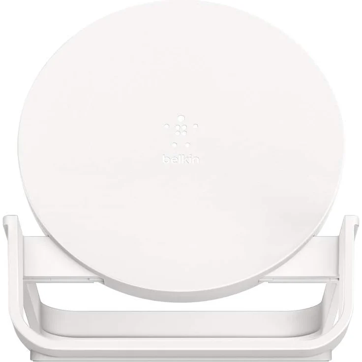 Belkin 10 W Wireless Charging Stand mit Micro-USB Kabel und Netzteil, weiß – Bild 1