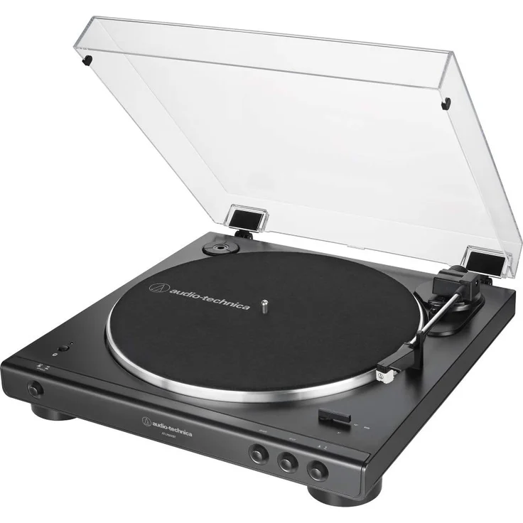 Audio-Technica AT-LP60XBT Vollautomatischer Bluetooth Stereo-Plattenspieler, schwarz – Bild 3