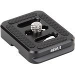 SIRUI TY-C10 Schnellwechselplatte (Alu, 1-4'', 30x38mm, 15g, für C- und CX-Serie und Arca-Swiss) schwarz