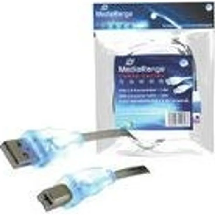 MediaRange Printer Cable - USB-Kabel - USB Typ A, 4-polig (M) - USB Typ B, 4-polig (M) - 1,8m (USB / USB2.0) (MRCS109)
