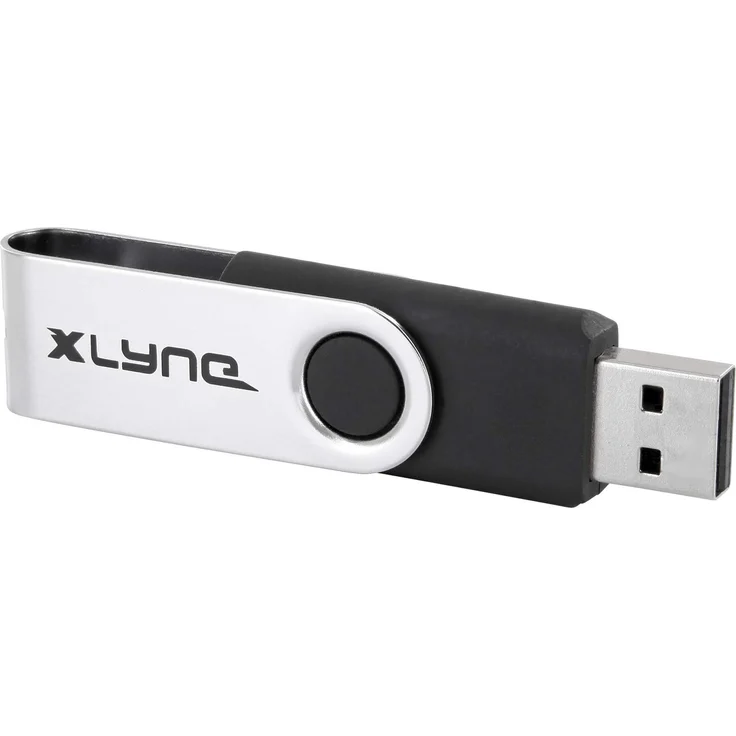 xlyne SWG 64GB USB Stick (USB2.0,Plug&Play,Swing) Schwarz, 177533-2 – Bild 4