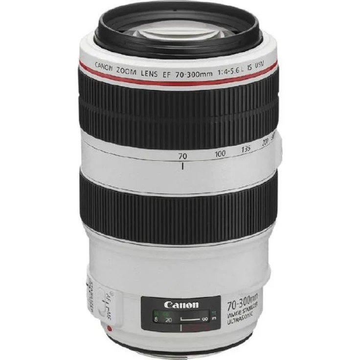 Canon Telezoomobjektiv EF 70-300mm F4-5.6L IS USM für EOS (67mm Filtergewinde, Autofokus, Bildstabilisator) schwarz – Bild 1