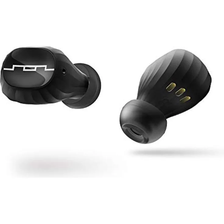 SOL REPUBLIC Amps Air 2.0 bluetooth Ohrhörer In-Ears schwarz 3-Stunden-Spielzeit-Ladeetui für bis zu 15 Ladungen, Premium Sound Kopfhörer, Regen- und Schweißresistent, Kompakt und tragbar