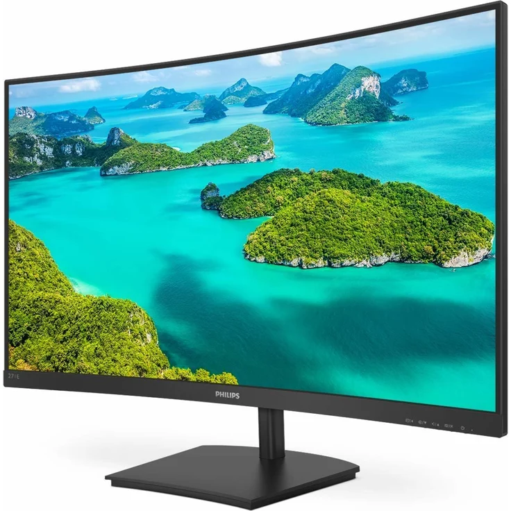 Philips 241E1SCA 59 cm (23,6 Zoll) Curved Monitor (VGA, HDMI, 4 ms Reaktionszeit, 1920 x 1080, 75 Hz, FreeSync) schwarz – Bild 3