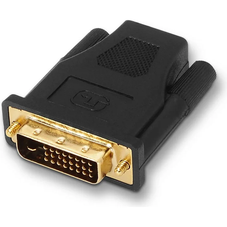 AISENS A118-0091 - Kabelschnittstellen--Adapter (DVI 24+1, HDMI A, Male Connector-Female Connector, Schwarz)