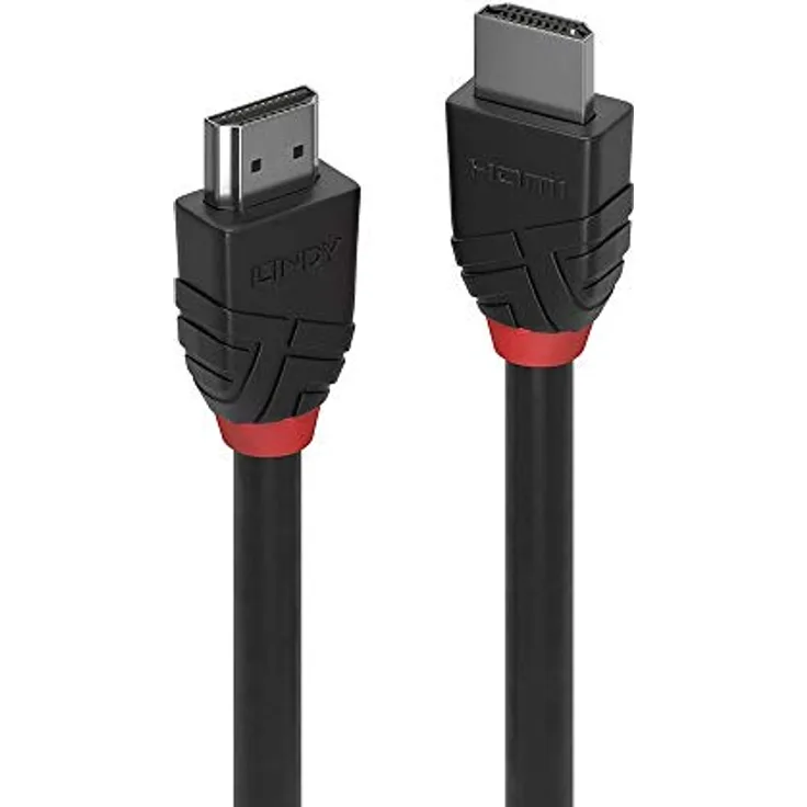0.5m High Speed HDMI Kabel, Black Line