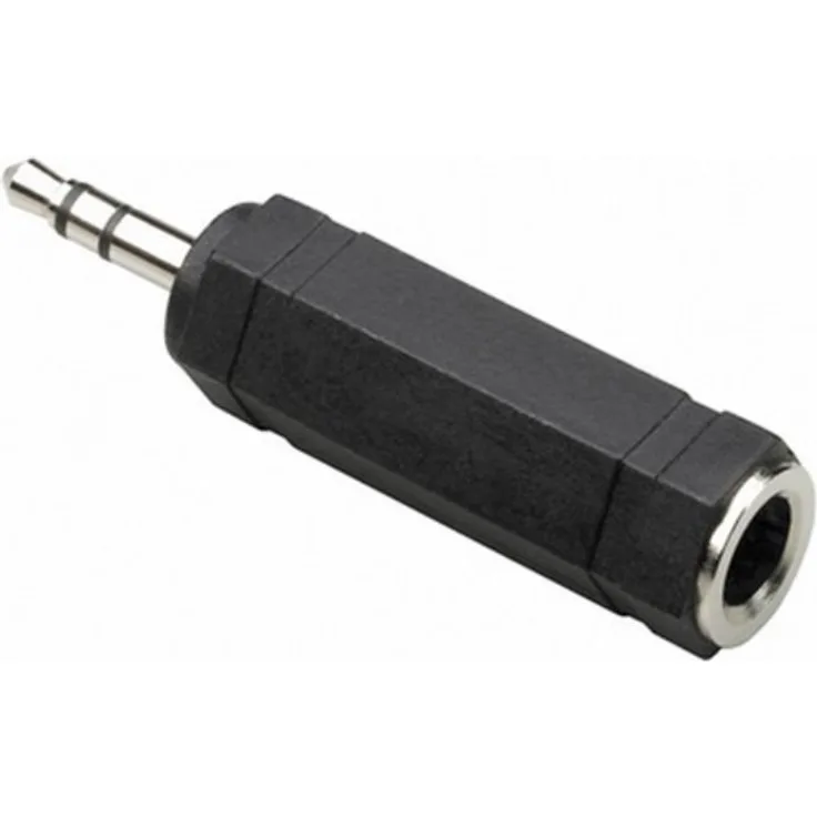 Adapter Klinke Stereo 3,5mm Stecker auf 6,3mm Buchse