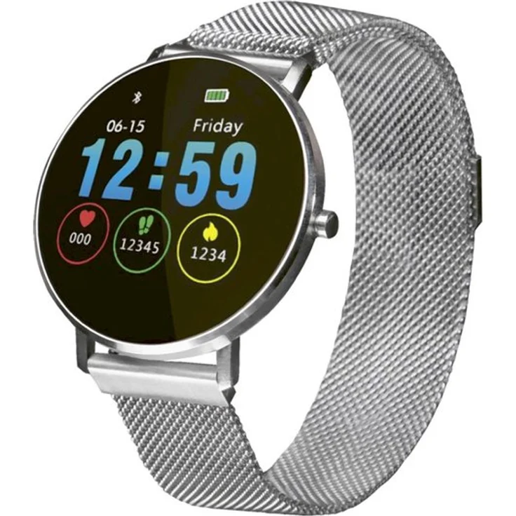 Aktivitätstracker Atlanta 9707-19 Fitness-Tracker Silber – Bild 1