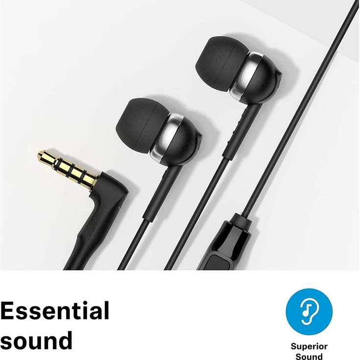 SENNHEISER CX 80S In-Ear Kopfhörer mit Mikrofon, schwarz – Bild 3