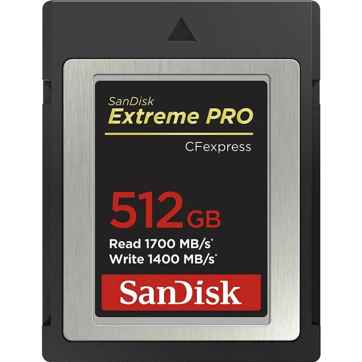 SanDisk Extreme PRO CFexpress-Karte Typ B, 512 GB, bis zu 1.700 MB-Sek., für RAW 4K video – Bild 1