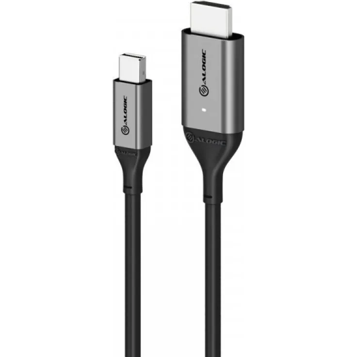 Alogic Displayportkabel Mini 1.4 St. -> HDMI 2.0 St. 2M