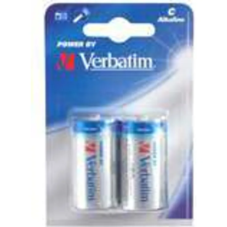 Verbatim Alkaline 1,5V- C-LR14 Block Batterie - 2er Pack