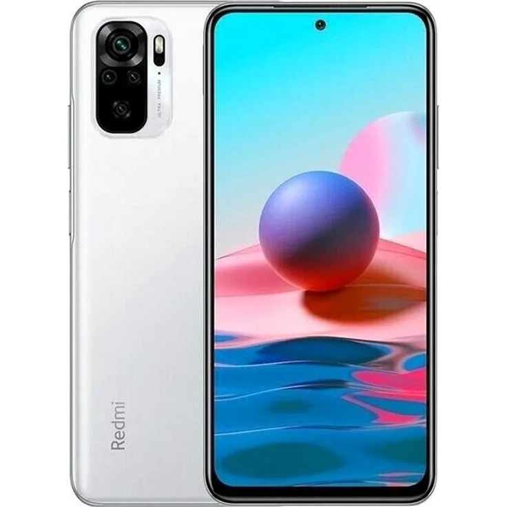 Xiaomi Note 10S Smartphone 16,3cm Pixel (6,43 Zoll) AMOLED-Display, 64GB interner Speicher, 6GB RAM, Dual-SIM, Android 11, Pebble White