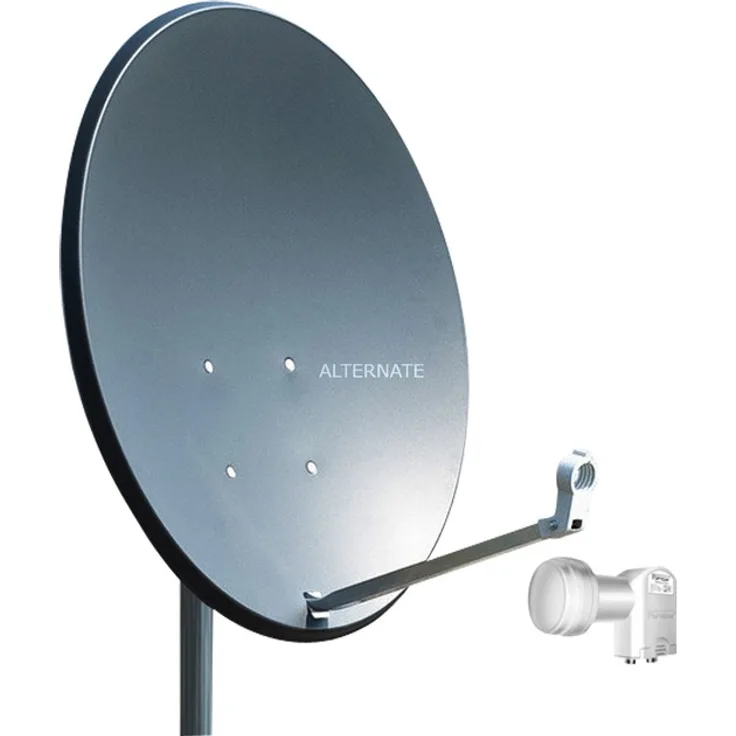 Opticum X 80 Sat-Spiegel, grau