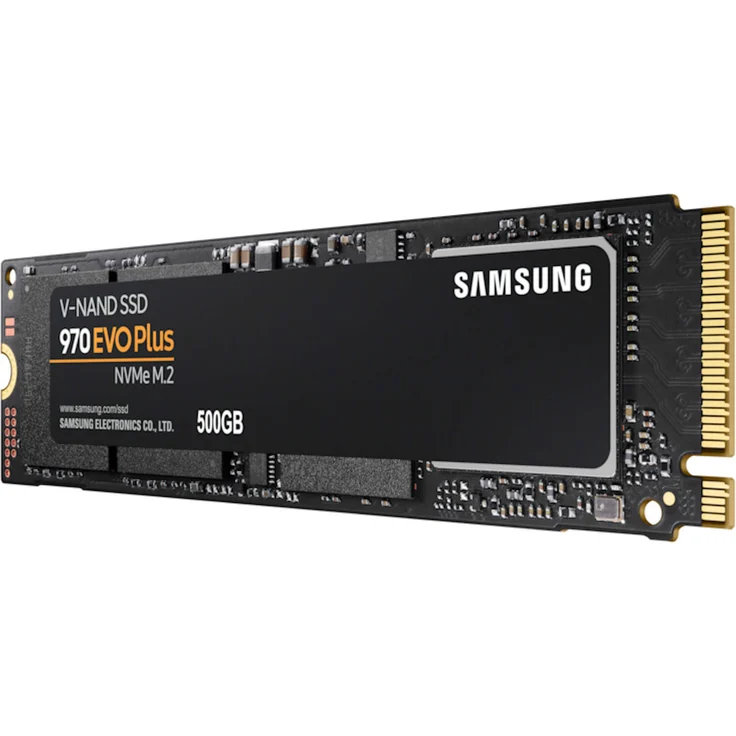 Samsung 970 EVO Plus MZ-V75S500BW - Solid-State-Disk - verschlüsselt - 500 GB - intern - M.2 2280 - PCI Express 3.0 x4 (NVMe) - Puffer: 512 MB - 256-Bit-AES - TCG Opal Encryption (MZ-V7S500BW) – Bild 5