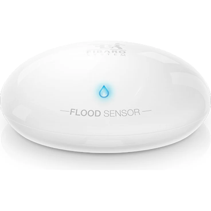 FIBARO Flood Sensor - Z-Wave Plus Wassermelder, Hochwasser, Leck und Temperatursensor, FGFS-101 – Bild 1