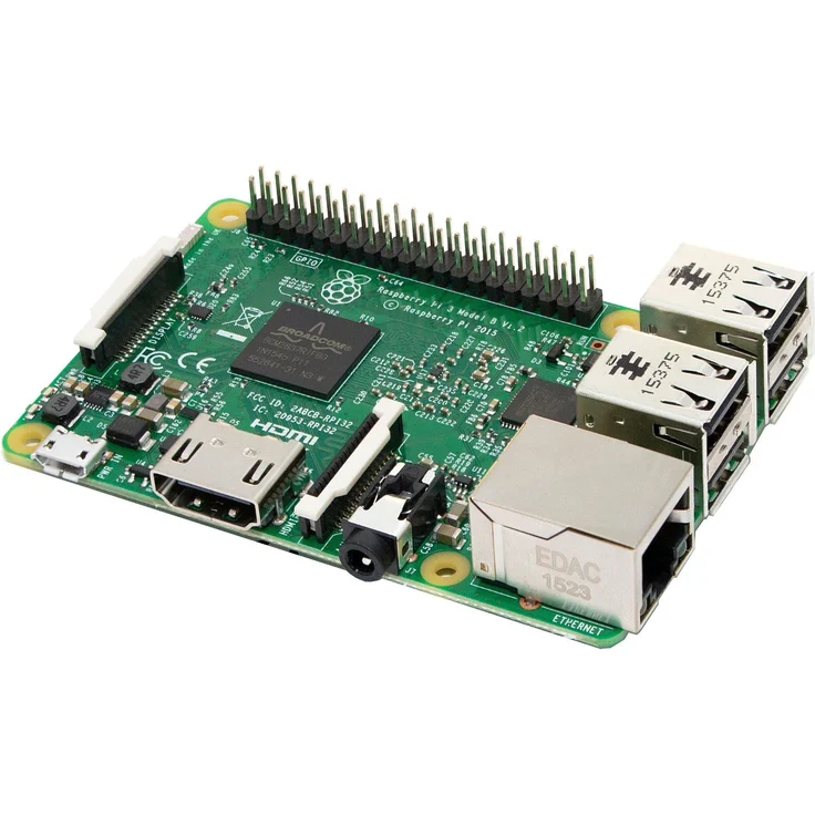 Raspberry Pi 3 Model B ARM-Cortex-A53 4x 1,2GHz, 1GB RAM, WLAN, Bluetooth, LAN, 4x USB – Bild 1