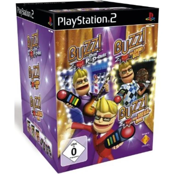 BUZZ! Triple Pack [SWP] (PS2) – Bild 1