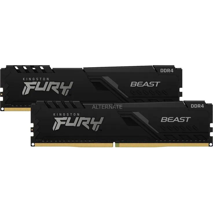 Kingston Fury DIMM 32 GB DDR4-3600 Kit Arbeitsspeicher, schwarz - Preisvergleich