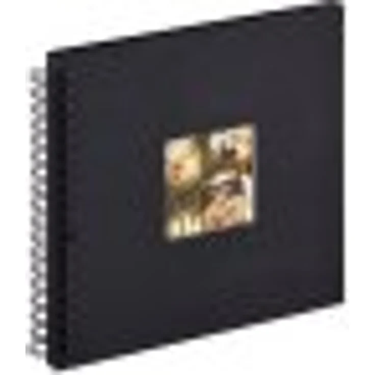 walther design SA-108-B Spiralalbum Fun, 26x25 cm, schwarz