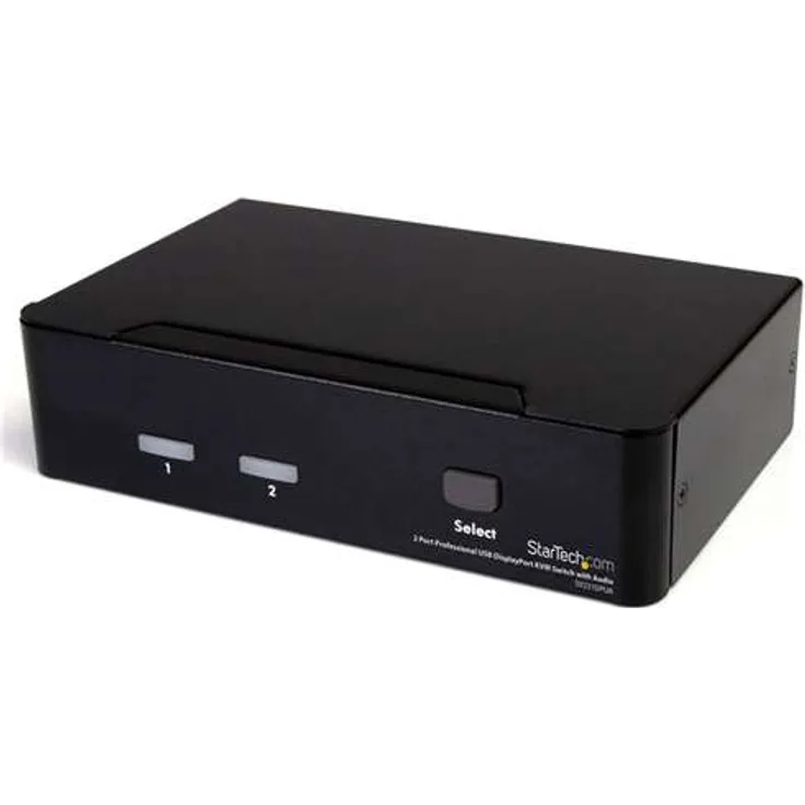 StarTech 2 Port DisplayPort USB KVM Switch - DisplayPort KVM Umschalter mit Audio (SV231DPUA)