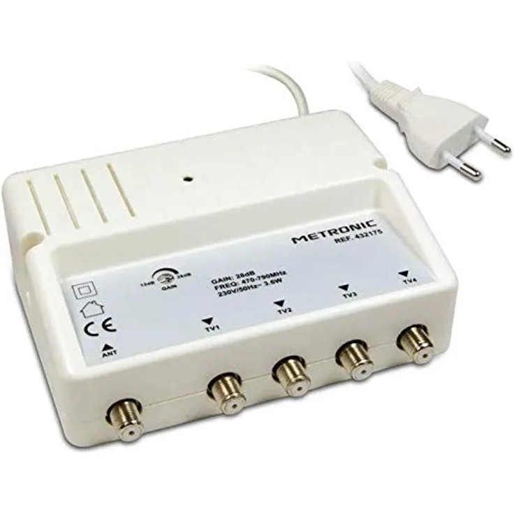 Metronic 432175 Verstärker TV Weiß