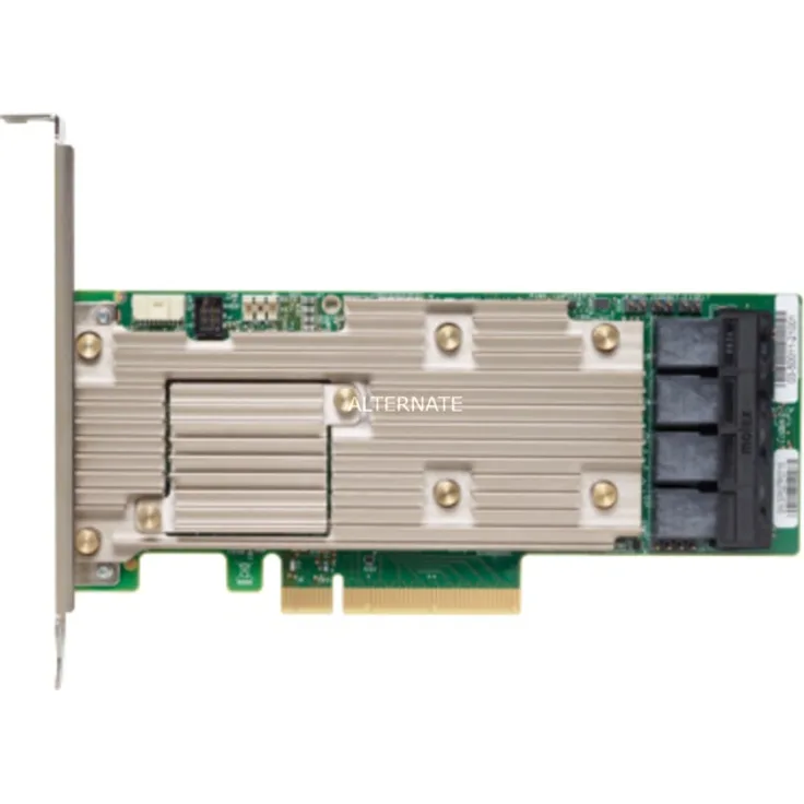 Broadcom 05-50011-00 9460-16i Speichercontroller (RAID) - Plug-in-Karte - Low-Profile Schwarz-Grün