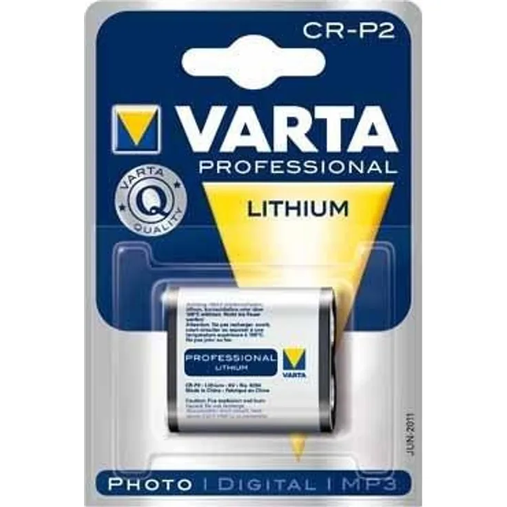 VARTA - CRP2P CRP2 6V Lithium Fotobatterie 1.500mAh 141415