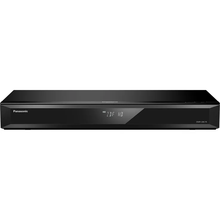 Panasonic DMR-UBC70EGK UHD Blu-ray Recorder (500GB HDD, 4K Blu-ray Disc, WLAN, 4K VoD, UHD TV Empfang, 2x DVB-C-T2 HD Tuner)