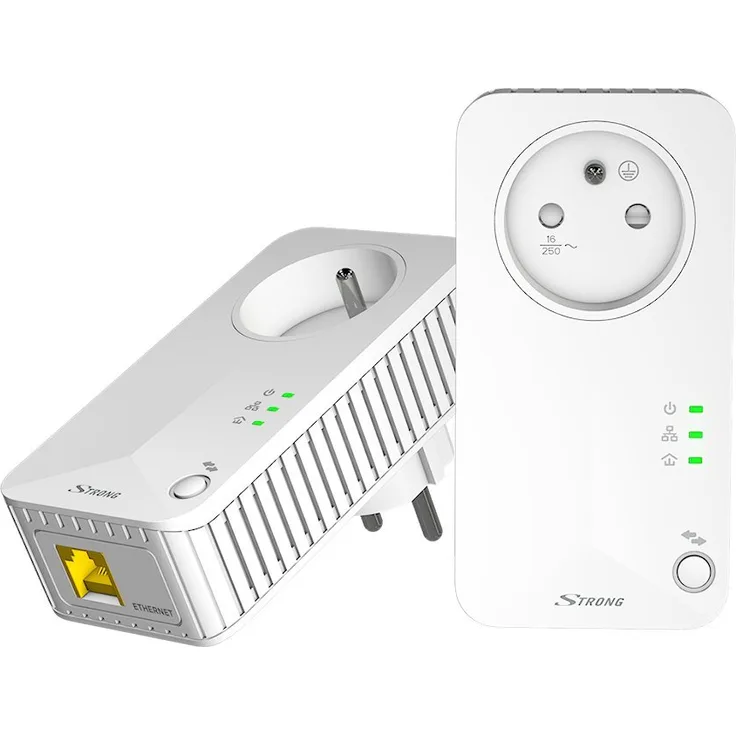 STRONG powerl500duofr-Set Adapter CPL Weiß