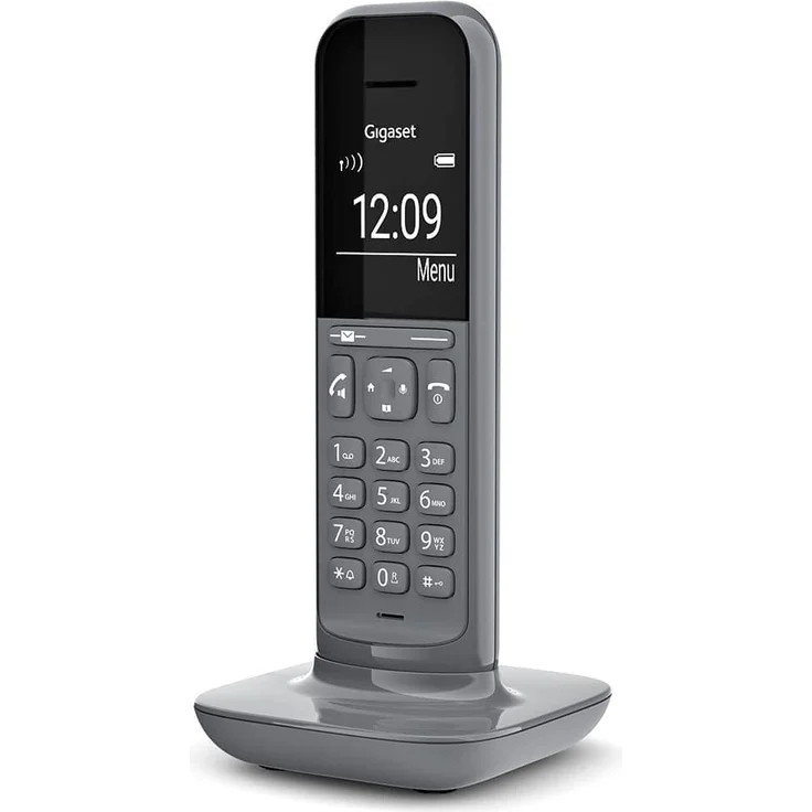 Gigaset CL390 schnurloses Design-Telefon ohne Anrufbeantworter, DECT Telefon mit Freisprechfunktion, großem Grafik Display, leicht zu bedienen mit intuitiver Menüführung, Satellite Grey, Analog-Telefon, grau – Bild 4
