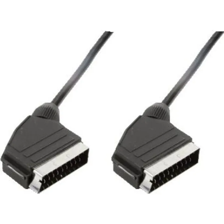 LogiLink Scart - Scart, 1.5m 1.5m SCART (21-pin) SCART (21-pin) Schwarz SCART-Kabel (CA1020)