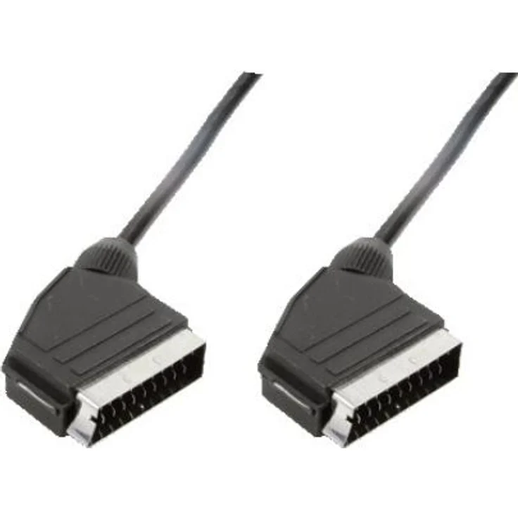 LogiLink Scart - Scart, 1.5m 1.5m SCART (21-pin) SCART (21-pin) Schwarz SCART-Kabel (CA1020)