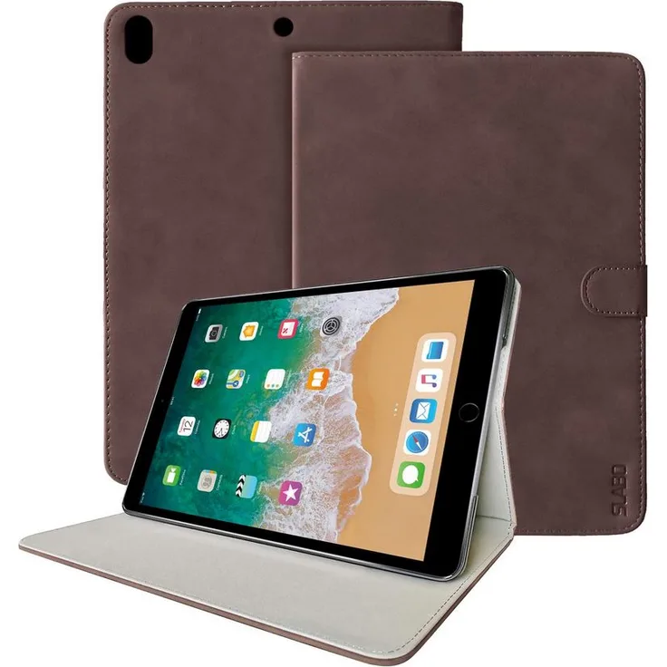 Slabo Tablet-Hülle Vintage Retro für iPad Pro 10.5 dunkelbraun
