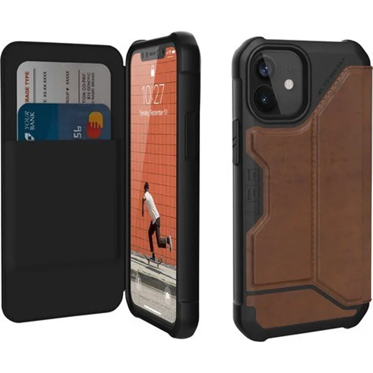 UAG Urban Armor Gear 112346118380 Metropolis iPhone 12 PRO Leather Brown