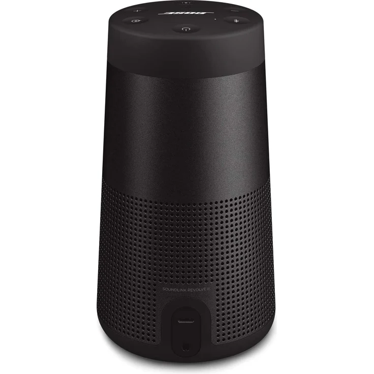 Bose SoundLink Revolve II schwarz Bluetooth-Lautsprecher IP55 Spritzwasserschutz, Akkulaufzeit 13 Stunden, Google und Siri kompatibel – Bild 2